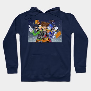 Kingdom Hearts - Sora Donald Goofy Hoodie